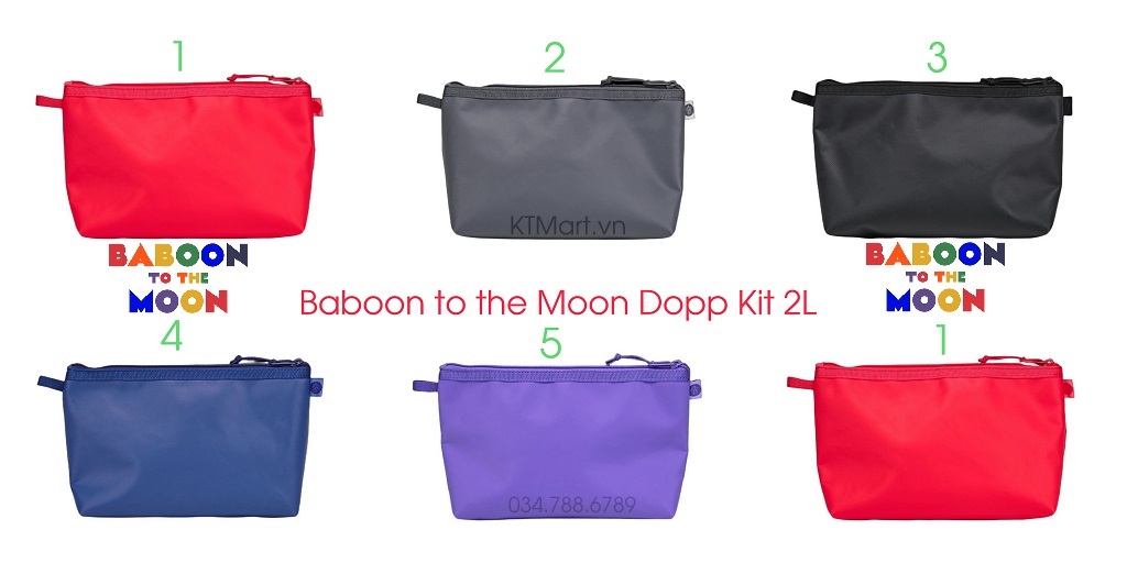 Baboon to the Moon Dopp Kit ktmart 00