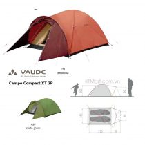 Vaude Campo Compact XT 2 Persons Camping Tent 14221 ktmart 7