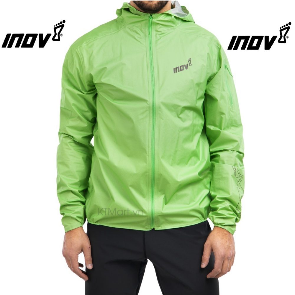 Inov-8 Raceshell Pro Full Zip Waterproof Running Jacket Men’s size L Inov8