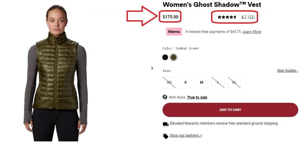 Mountain Hardwear Women’s Ghost Shadow™ Vest 1879781 ktmart 6