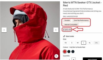 Berghaus Men's MTN Seeker GTX Jacket 4A001223HQ9 ktmart 27