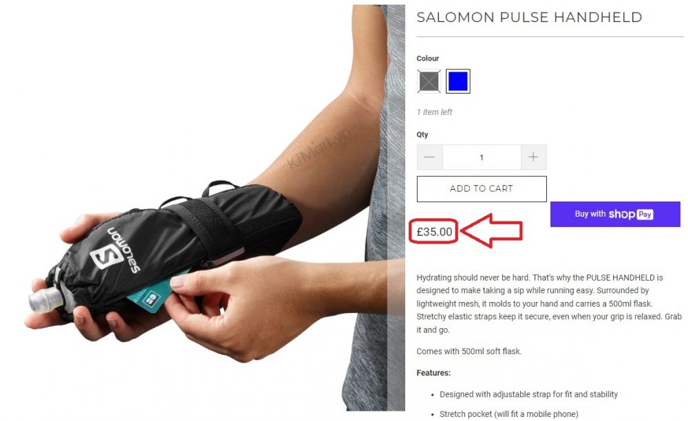 Salomon Pulse Handheld C13050 ktmart 6