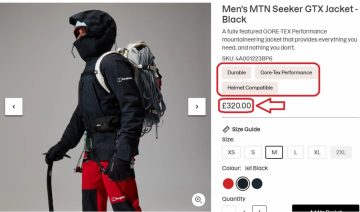 Berghaus Men's MTN Seeker GTX Jacket 4A001223BP6 ktmart 27