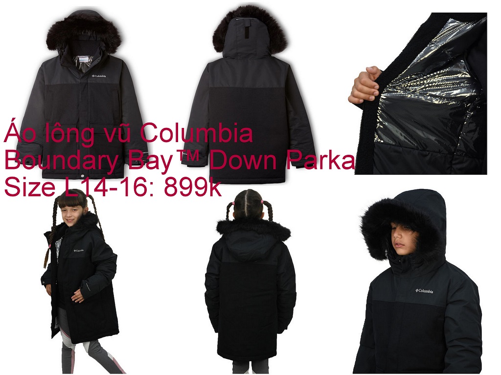 Áo lông vũ Columbia Boys’ Boundary Bay™ Down Parka 1863551 Columbia SB0106 size L 14/16