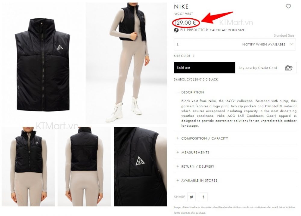 Nike ACG Rope De Dope Women’s Primaloft Insulated Vest CV0628 ktmart 5