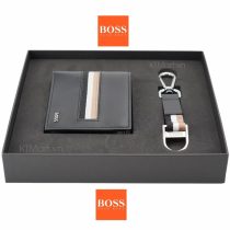 Boss Gift-Boxed Wallet And Key Ring In Leather 50487340 ktmart 9