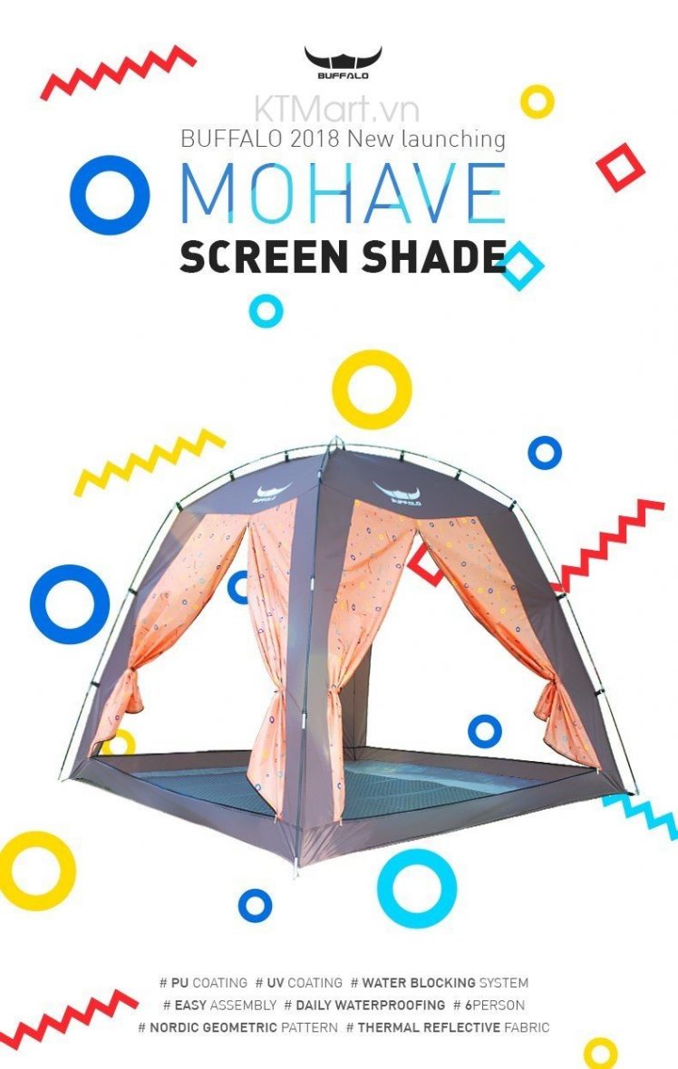 Buffalo Mohave Screen Shade Tent 5-6 Persons ktmart 1