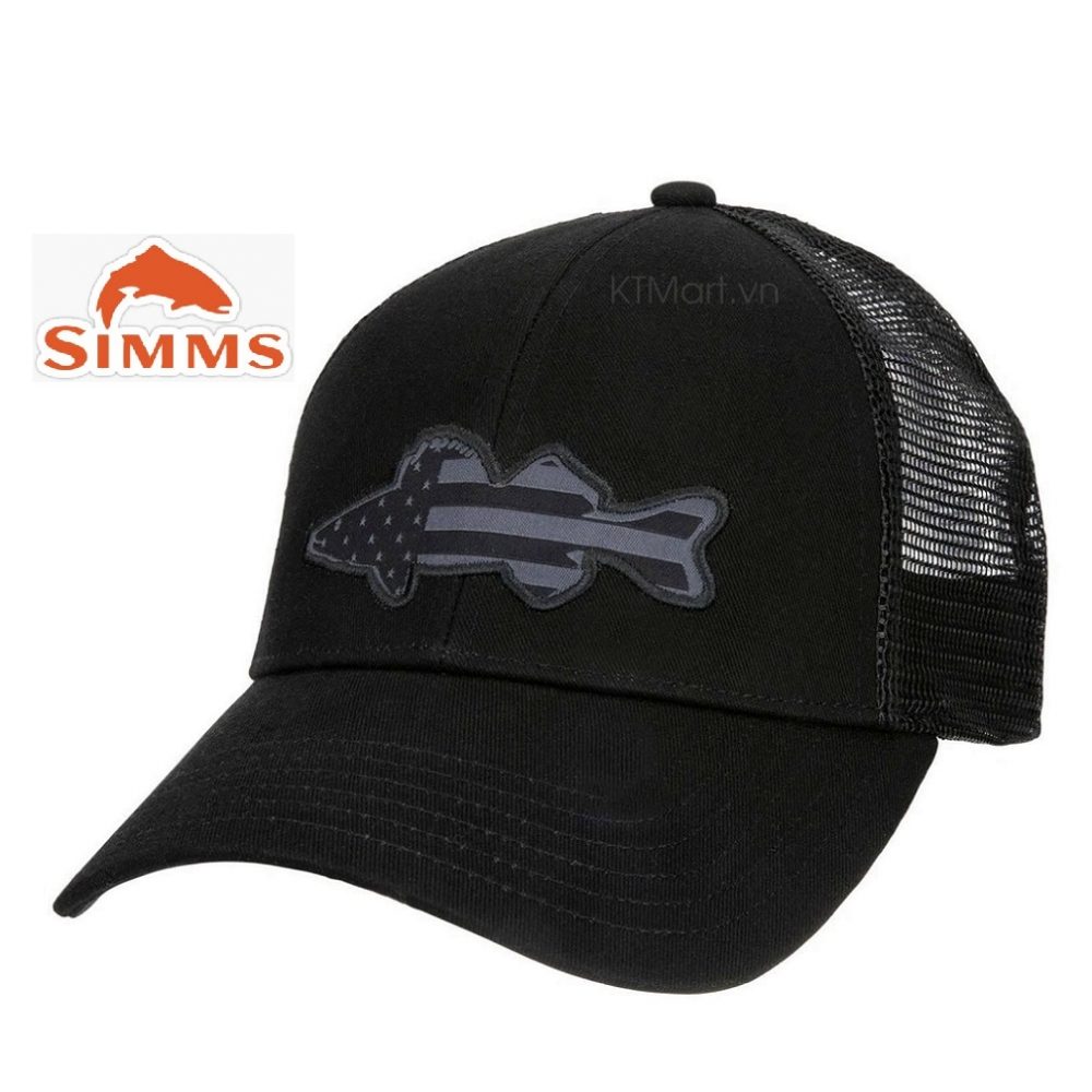 Mũ câu cá Simms USA Walleye Trucker Hat