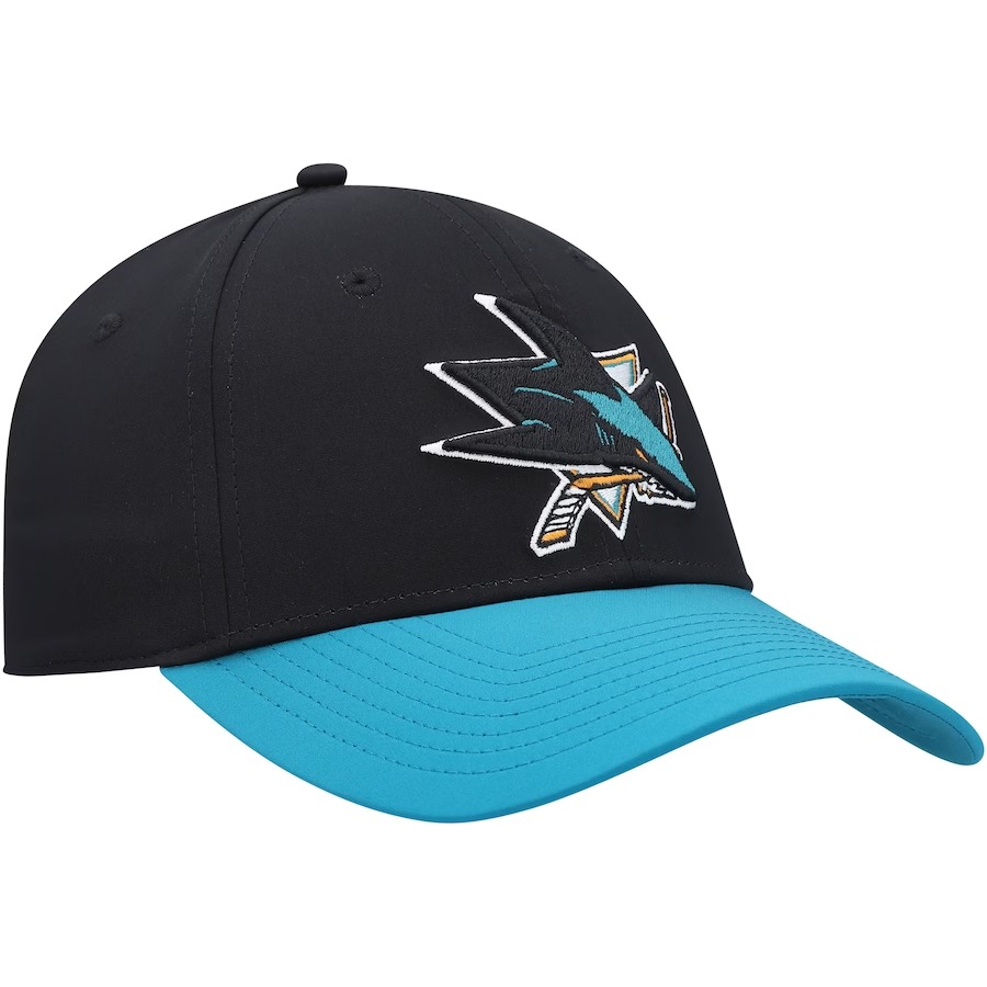 Men’s Fanatics Branded Black San Jose Sharks Core Primary Logo Flex Hat3