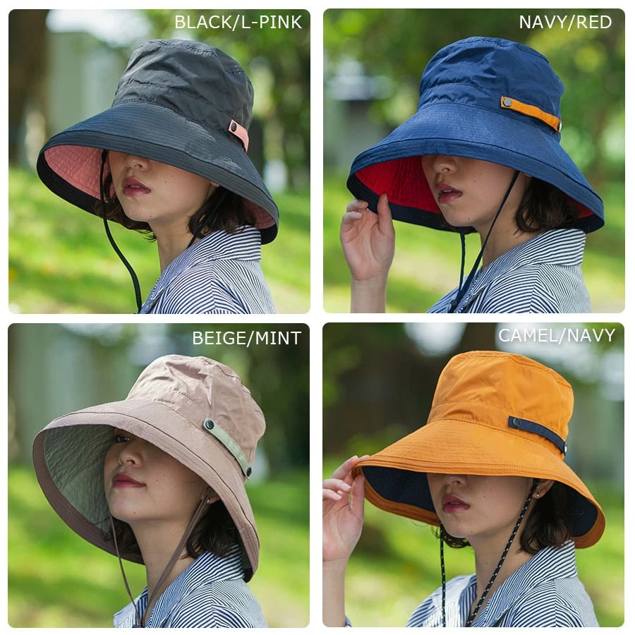 Mũ rộng vành chống nắng, nhanh khô xuất Nhật SCHLAF water repellent UV cut wide brim hat