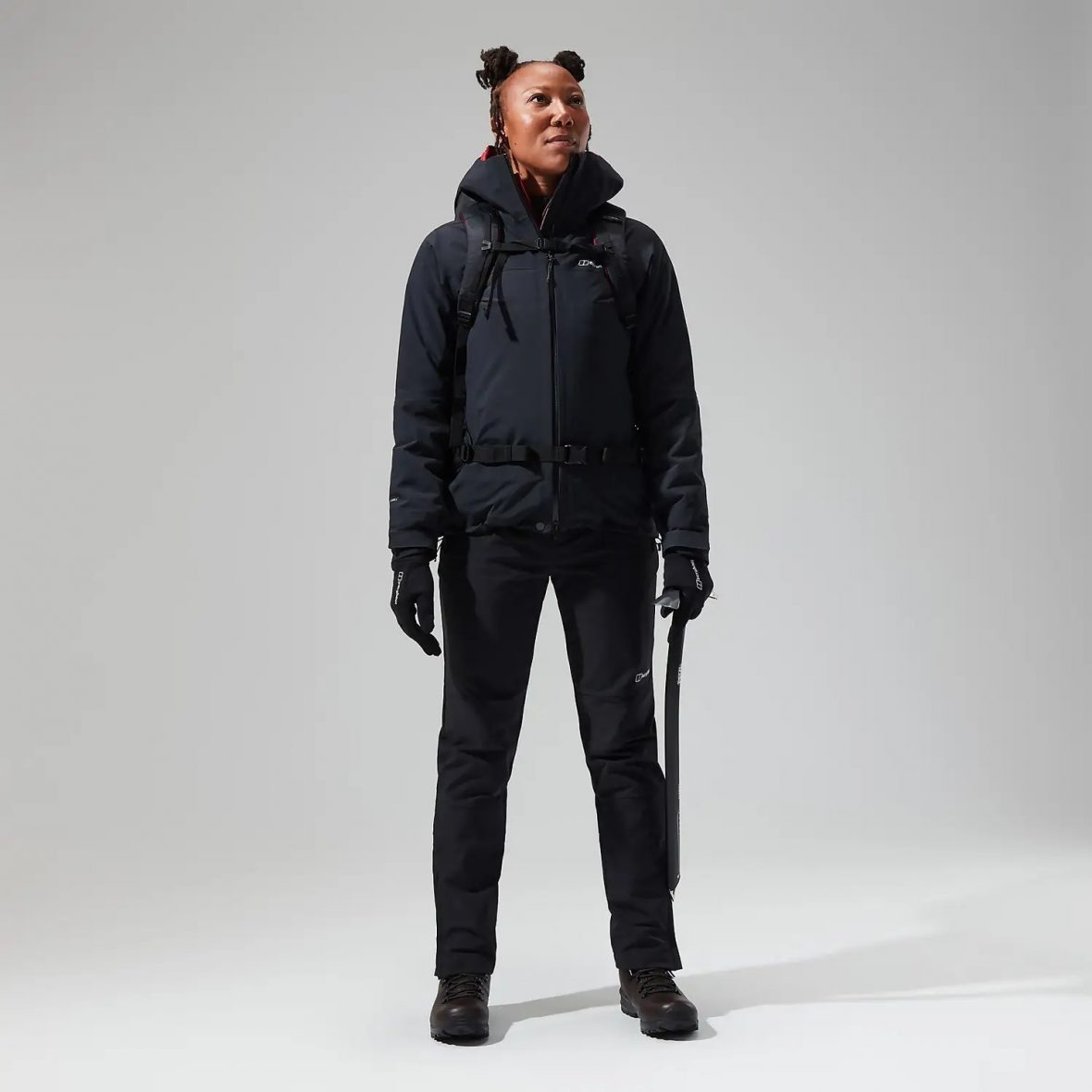 Women’s Highland Storm 3L Waterproof Jacket – Black3