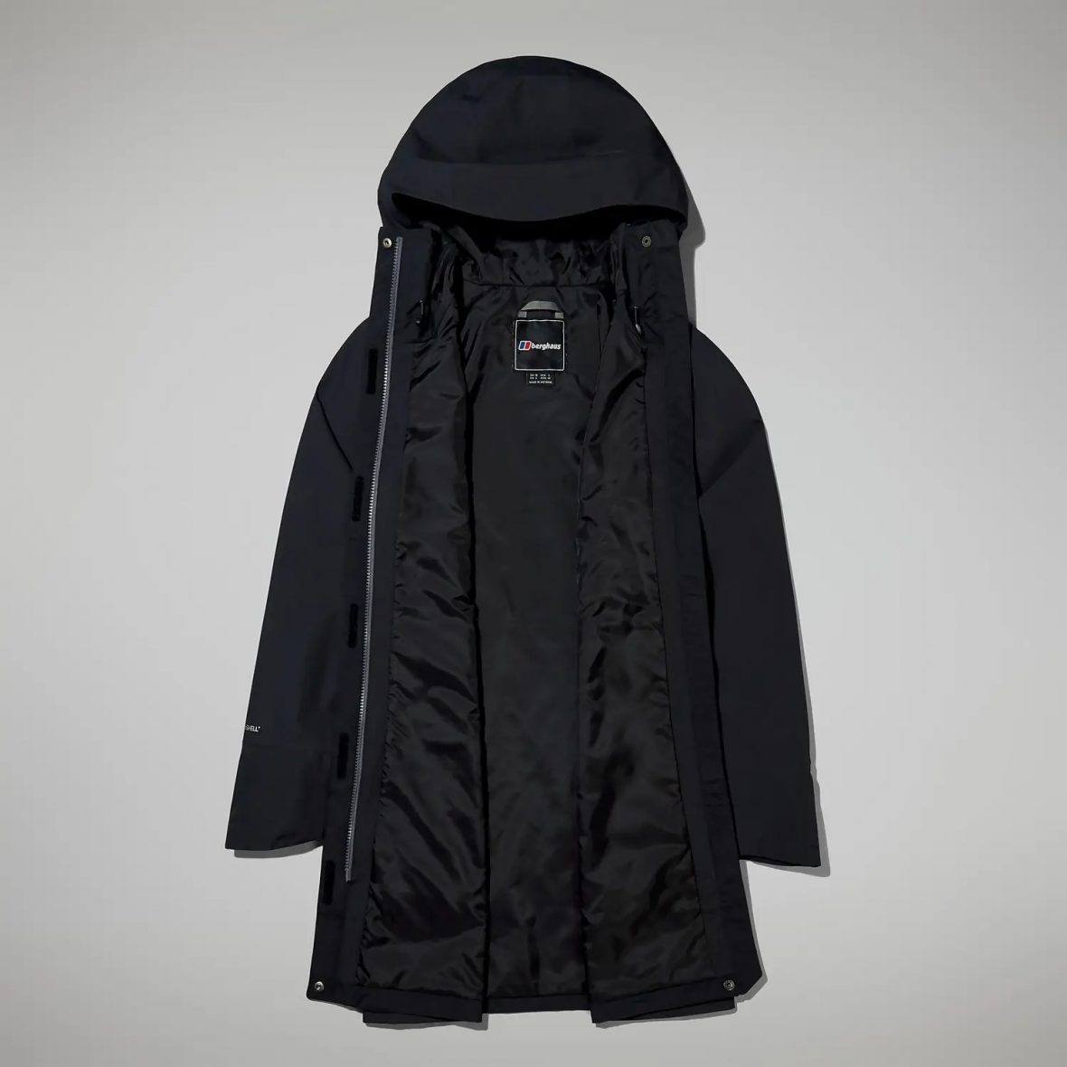 Women’s Omeara Long Jacket – Black6