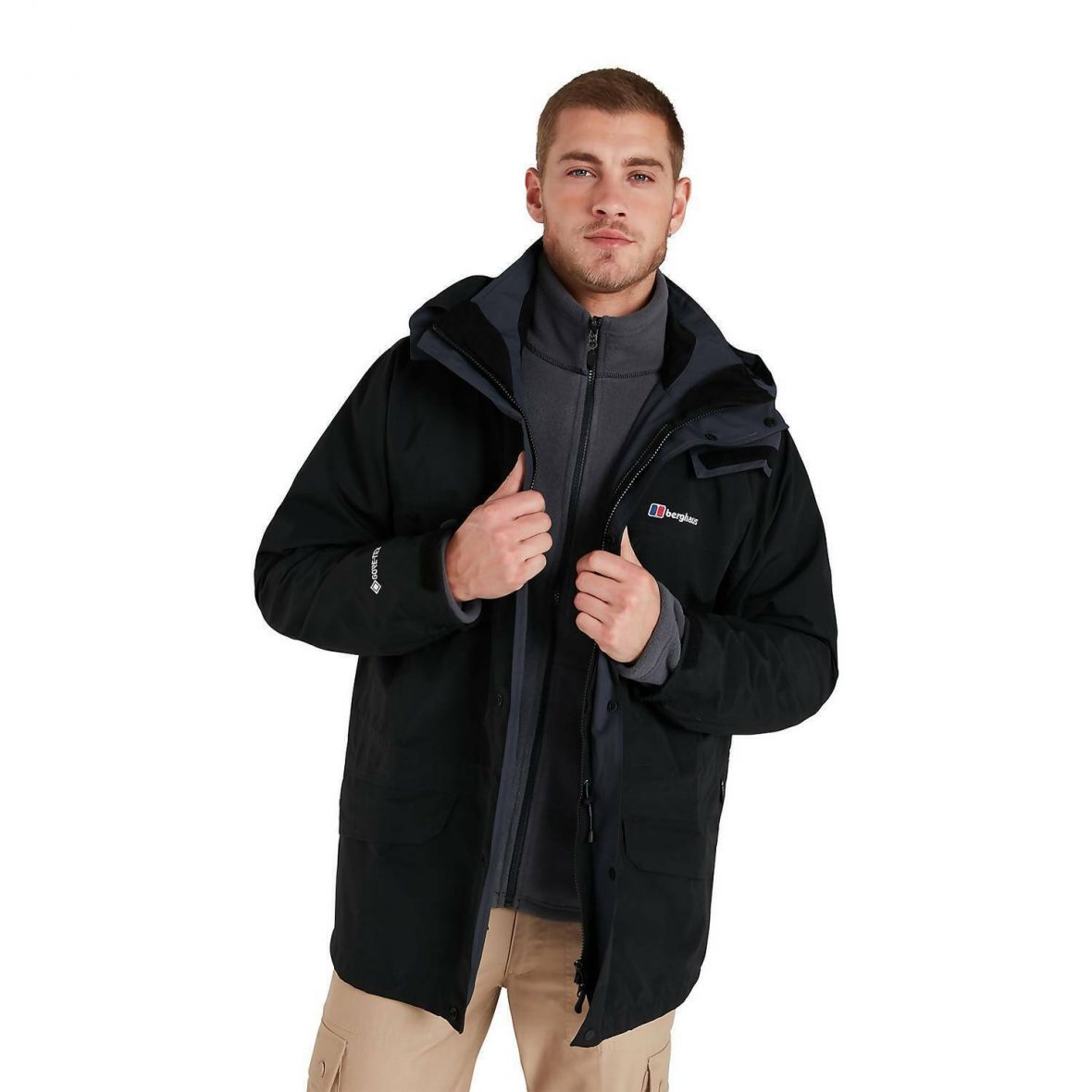 Berghaus 421016bp6 Men’s Cornice InterActive Jacket – Black i