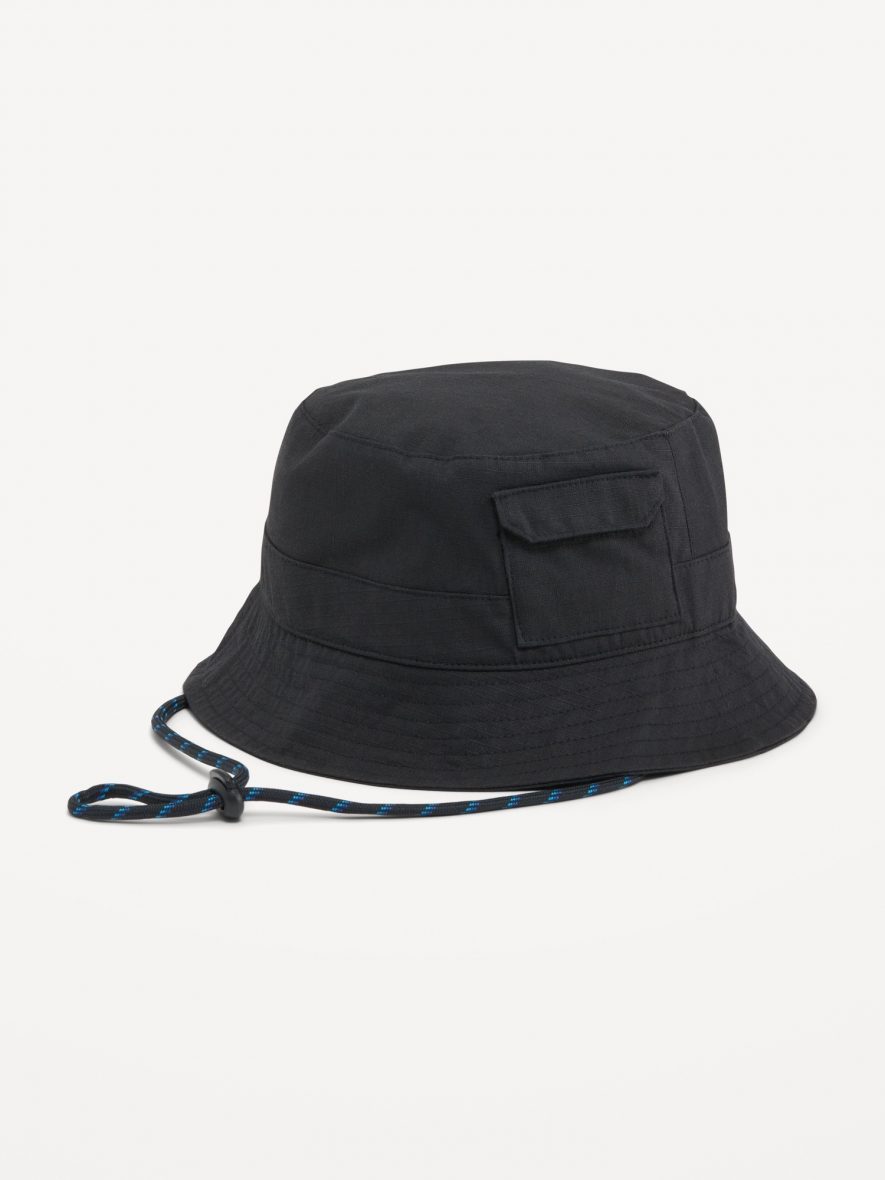 Old Navy 621588 Gender-Neutral Drawstring Pocket Bucket Hat for Kids