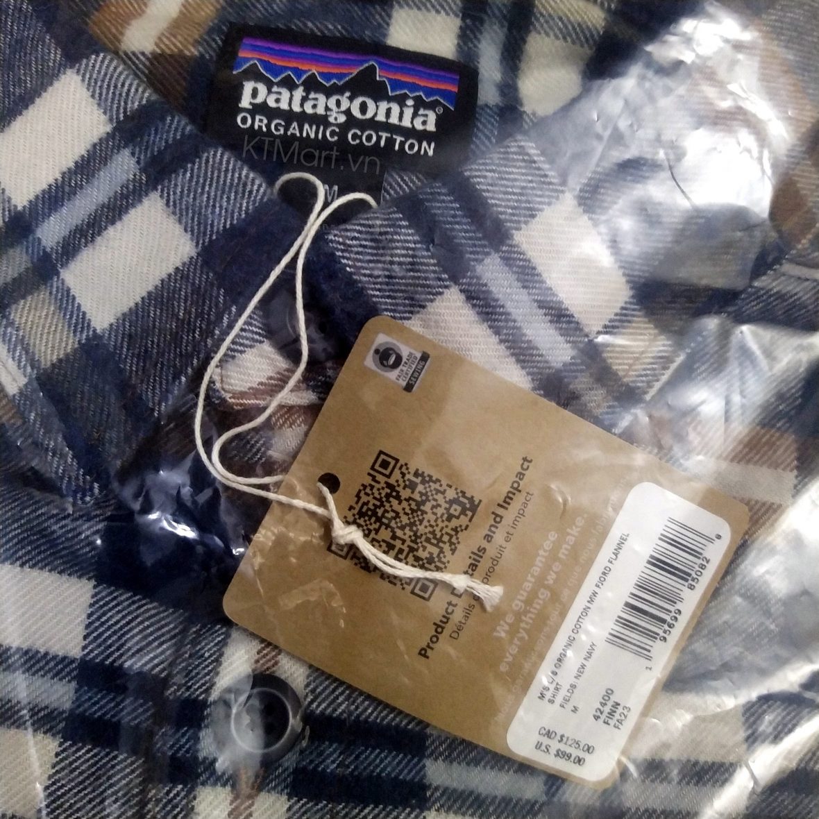 Patagonia Men’s Long-Sleeved Organic Cotton Midweight Fjord Flannel Shirt 42400 ktmart 5