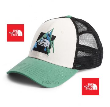 The North Face Mudder Trucker Cap in White & Green NF0A5FXA ktmart 6