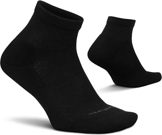 Feetures therepeutic light cushion quarter socks F20030 size L