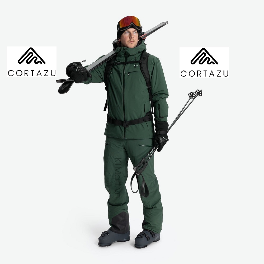 Quần trượt tuyết Cortazu Insulated Shell Pant Dark Green size XL