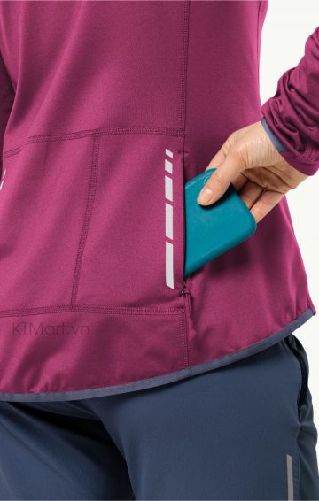 Jack Wolfskin Morobbia FZ Women's Longsleeve Jersey 1710902 ktmart 3