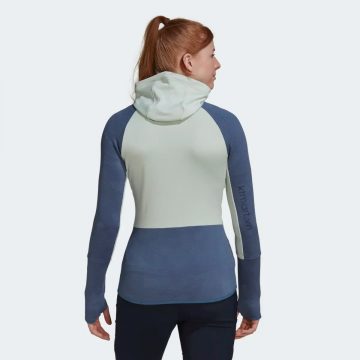 Adidas Terrex Tech Flooce Hooded Hiking Fleece Jacket HH9269 ktmart 2