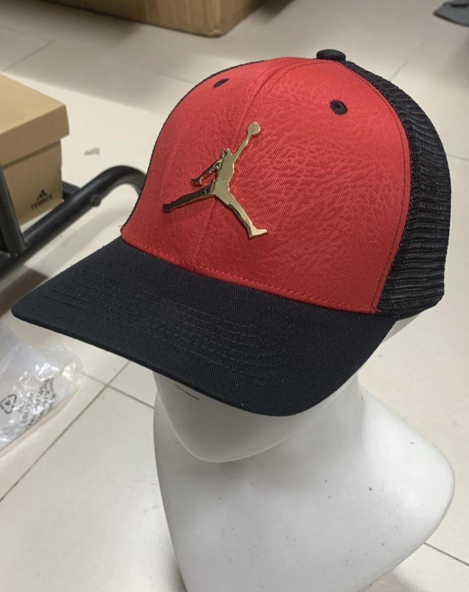 Mũ lưỡi trai lưới logo kim loại NIKE Jordan Brand Sport Classical Hat