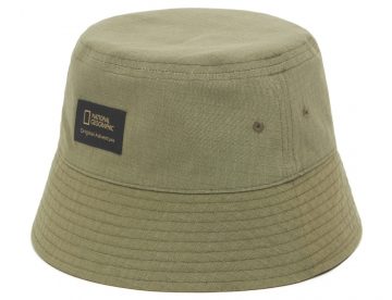National Geographic N235AHA670 Small Logo Bucket Hat Olive