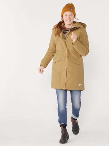 The North Face Women’s Snow Down Parka NF0A5AA4 Antelope Tan ktmart 1