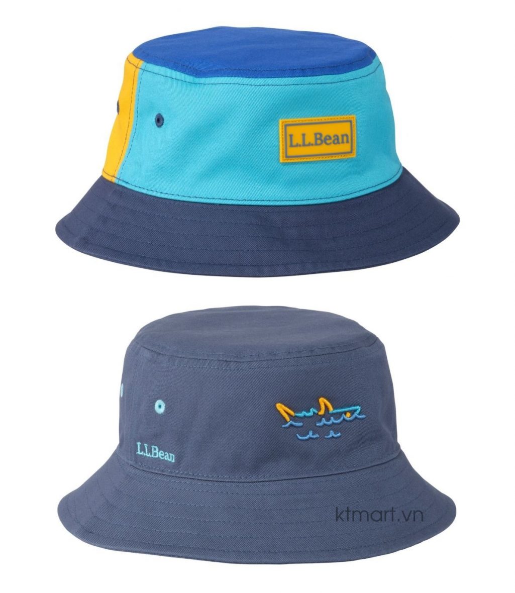 L.L.Bean Kids’ Bean’s Reversible Cotton Bucket Hat ktmart 0