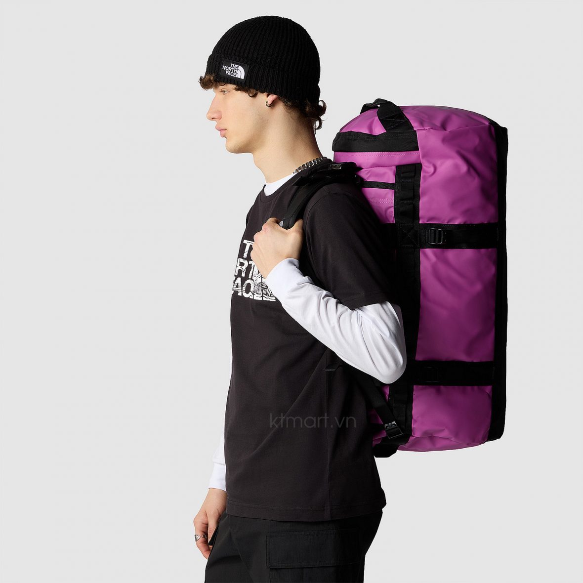 The North Face Base Camp Duffel-M-Wisteria Purple TNF Black NF0A52SA ktmart 7