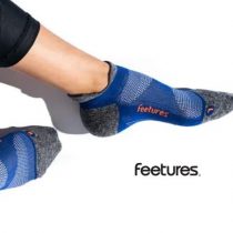 Feetures Elite Light Cushion No-Show Running Socks True blue 36m 33l2