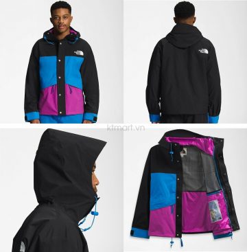 The North Face 86 Retro Mountain Jacket NF0A7UR9 Black Blue Purple ktmart 0