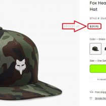 Fox Head Camo Tech Snapback Hat 31635 ktmart 2