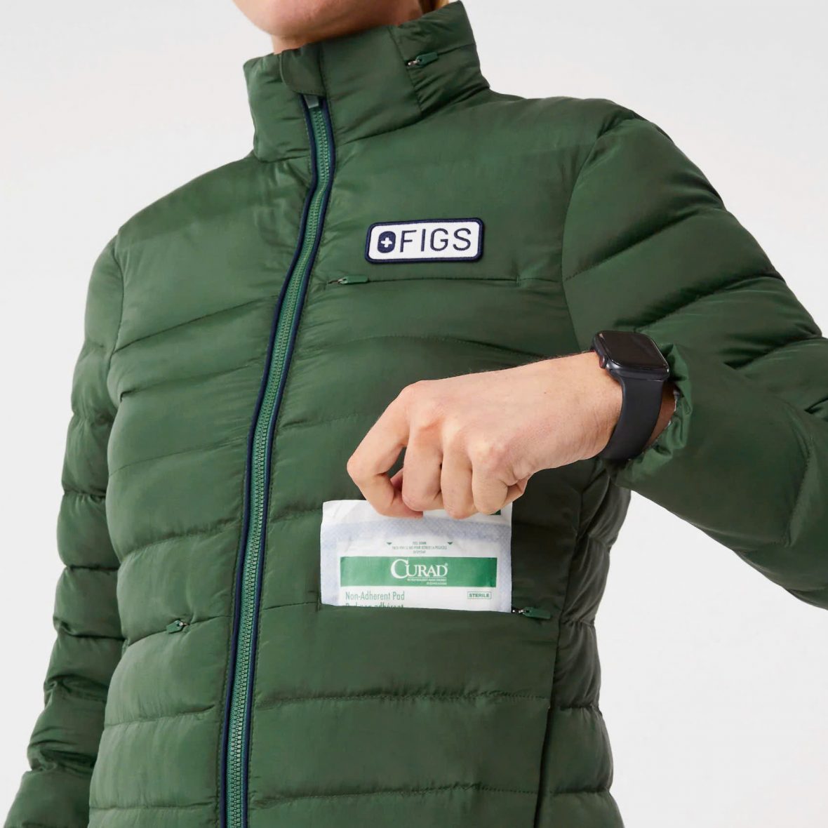 FIGS On-Shift Packable Puffer Jacket™ size S1