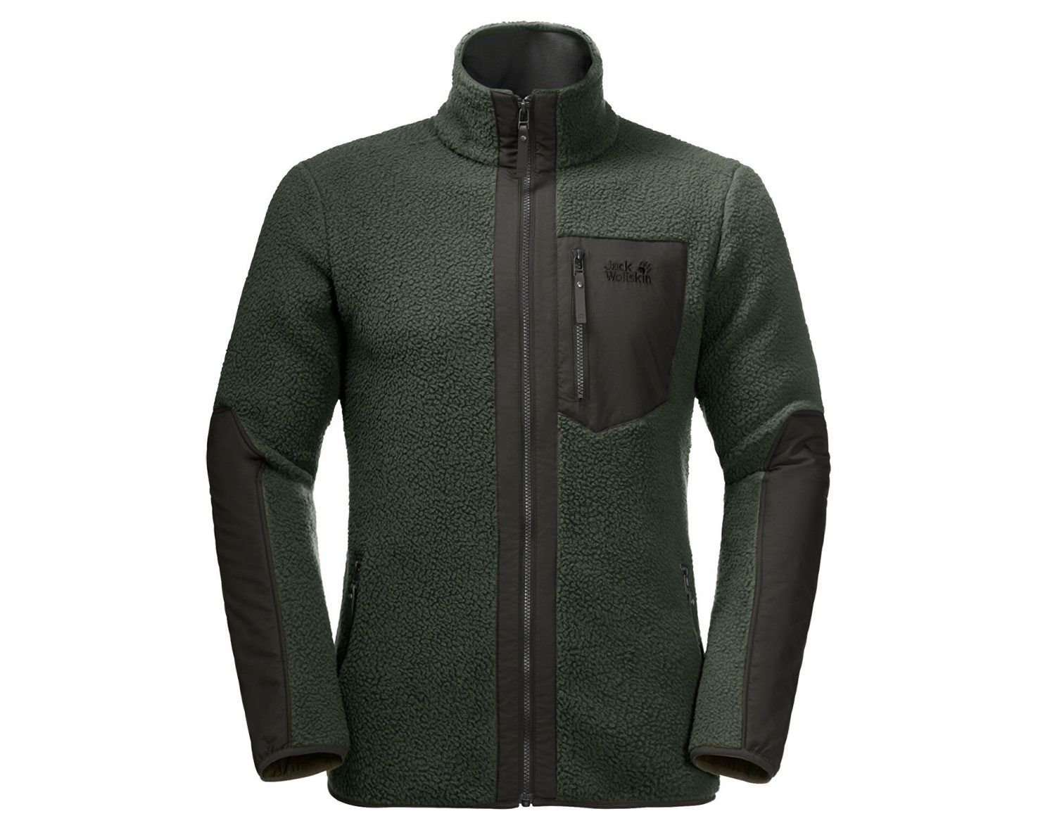 Áo khoác nỉ Jack Wolfskin Kingsway Jacket Men 1709001Bonsai Green size M