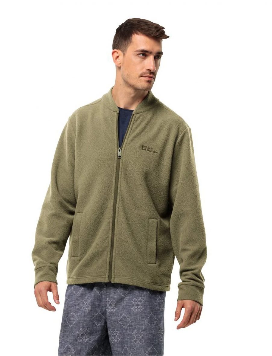 Jack Wolfskin 1711481 Light Curl Men’s Fleece Jacket Bay Leaf size XL