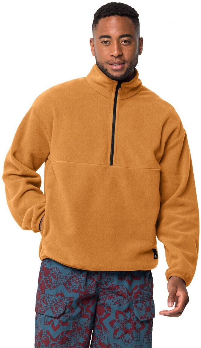 Áo nỉ nam nữ Jack Wolfskin Fleece Unisex Bockenheim 1711091 Moroccan Gold Regular Fit size S