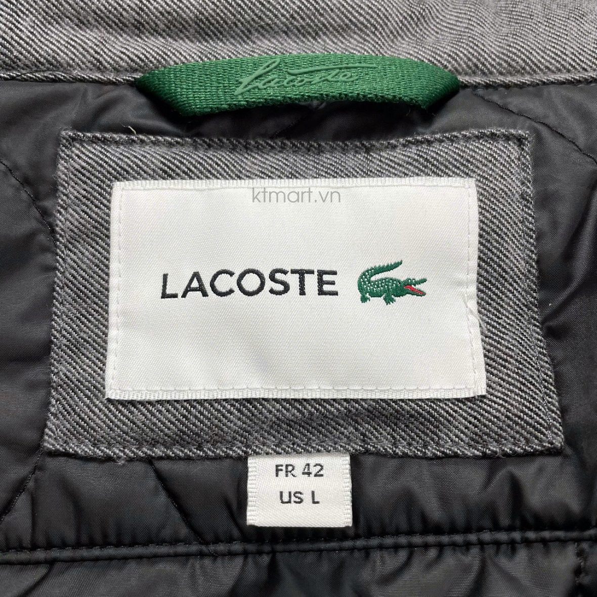 Lacoste Men’s Quilted Large Croc Overshirt CH5973 ktmart 9