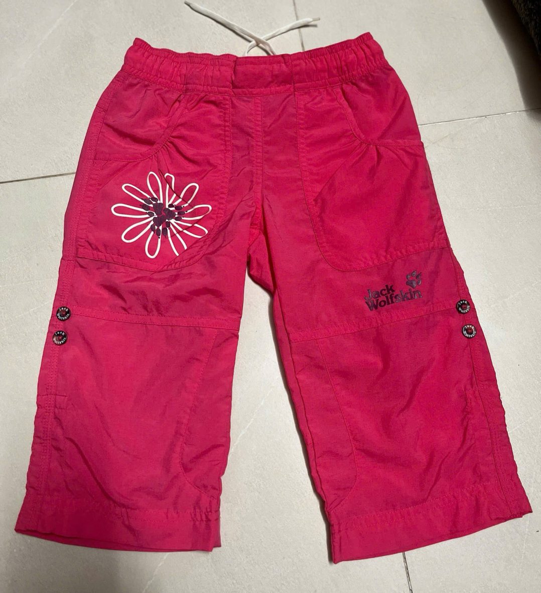 Quần lội nước trẻ em Jack Wolfskin 16702 Girls 3.4 pants size 116