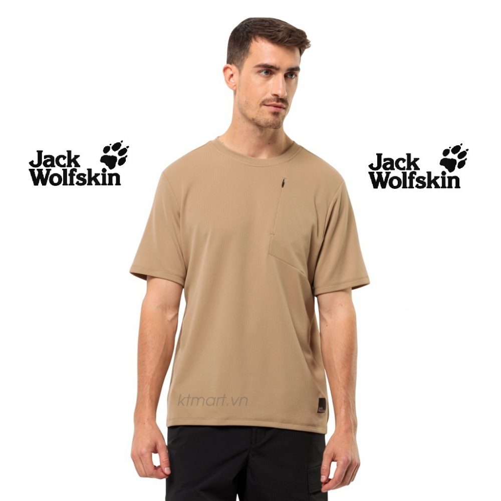 Áo thun Jack Wolfskin Bike Commute T M 1809631 size M