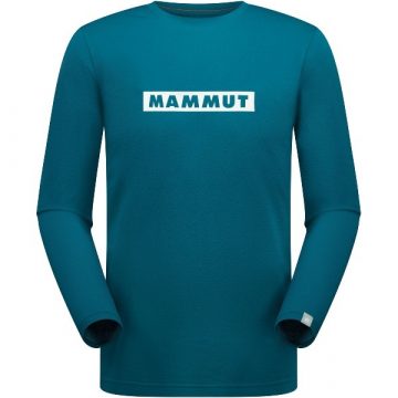 Mammut-Logo-Print-Longsleeve-T-Shirts-AF-Men-1016-01030 Deep teal 1