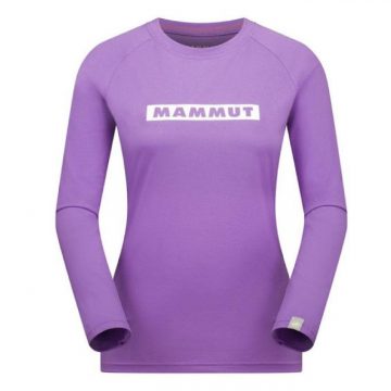 Mammut-Womens-QD-Logo-Longsleeve-T-Shirt-AF-1016-01040 Tím M 1