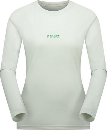 Mammut Women’s QD Logo Longsleeve T Shirt AF 1016-01040 size S, M Silver sage5