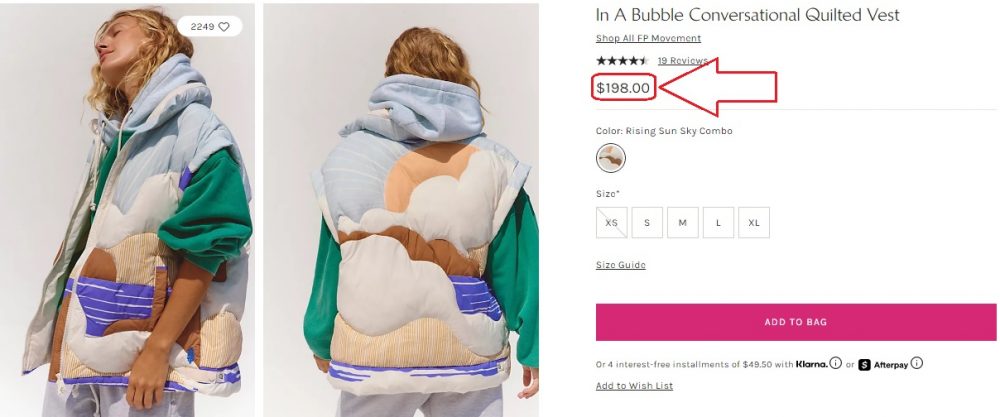 Free People In A Bubble Conversational Quilted Vest ktmart 4