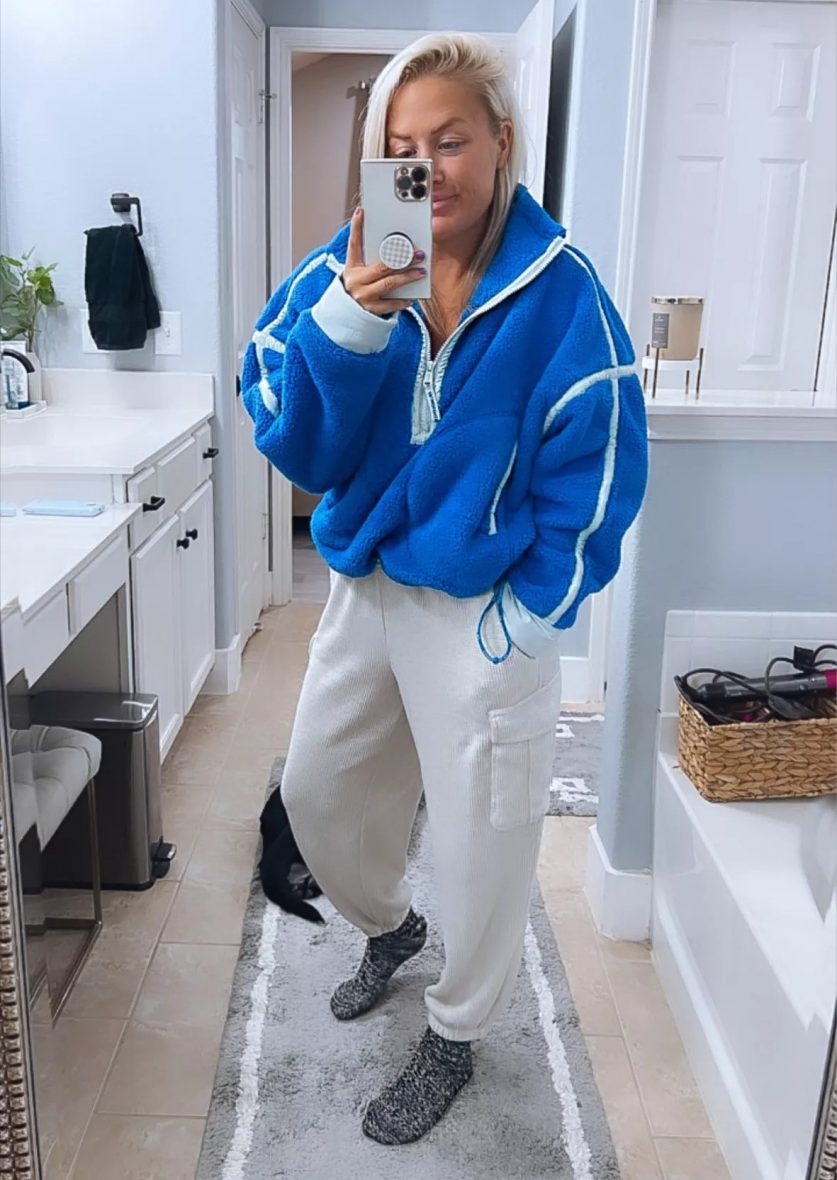 Free People Mountain High Half Zip Fleece 78709474 ktmart 8