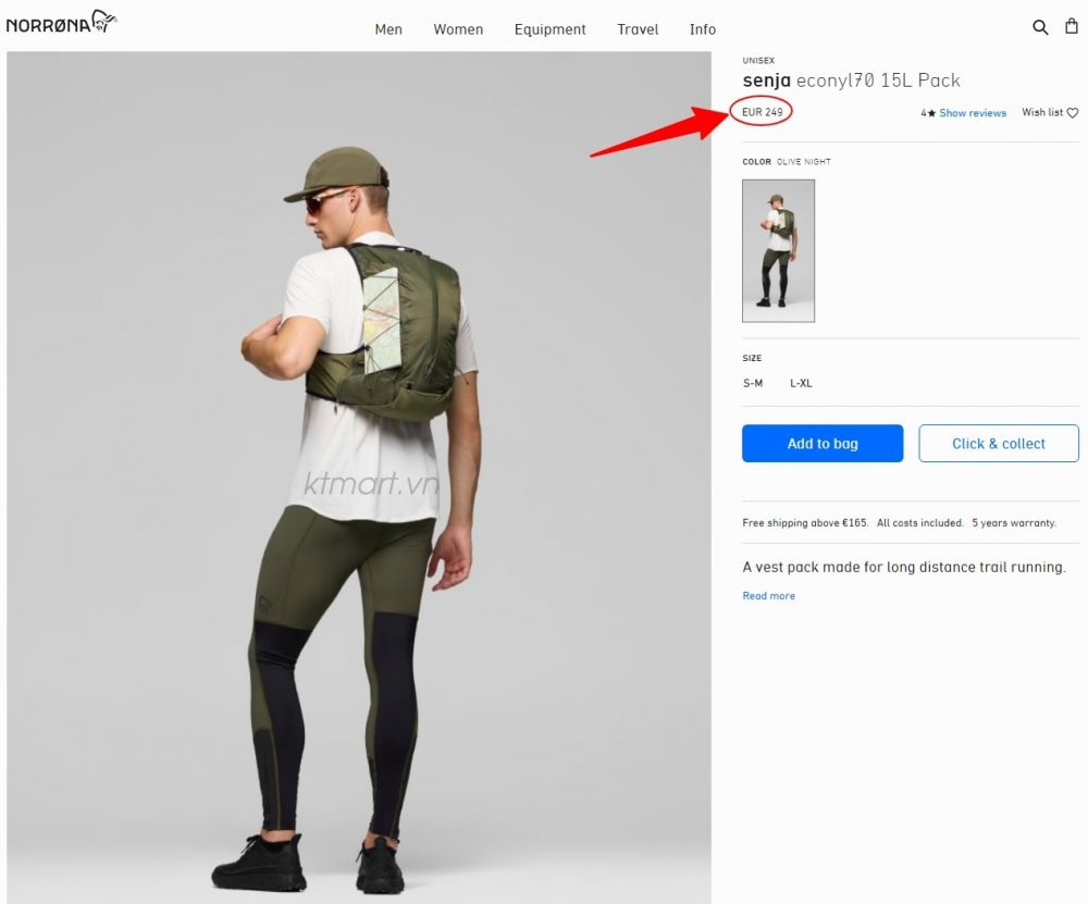 Norrona Senja Econyl70 15L Pack 5813-25 ktmart 11