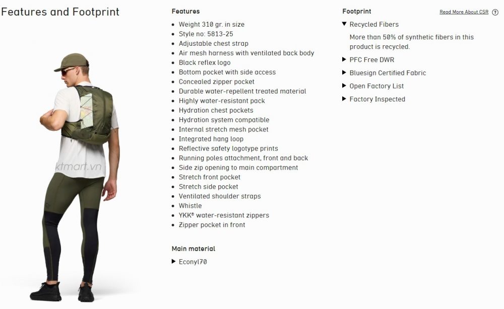 Norrona Senja Econyl70 15L Pack 5813-25 ktmart 9
