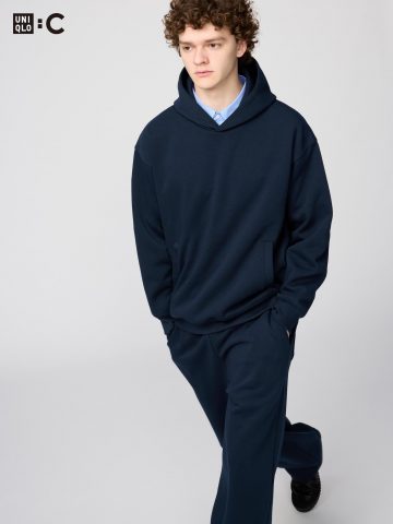 Uniqlo 479853 Sweatshirt Oversized Full Parka