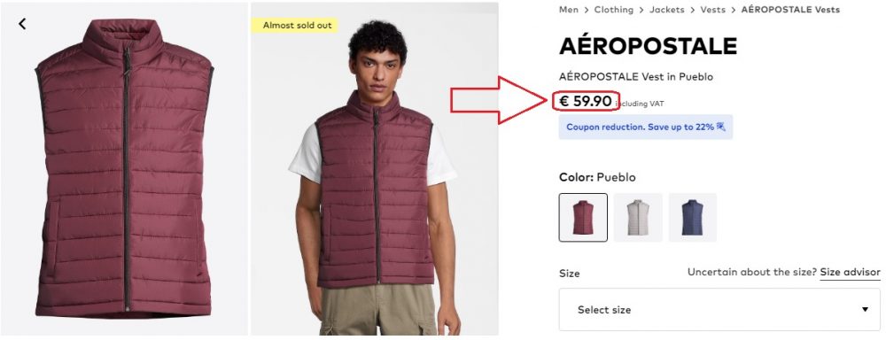Aeropostale Men’s Quilted Puffer Vest ktmart 4