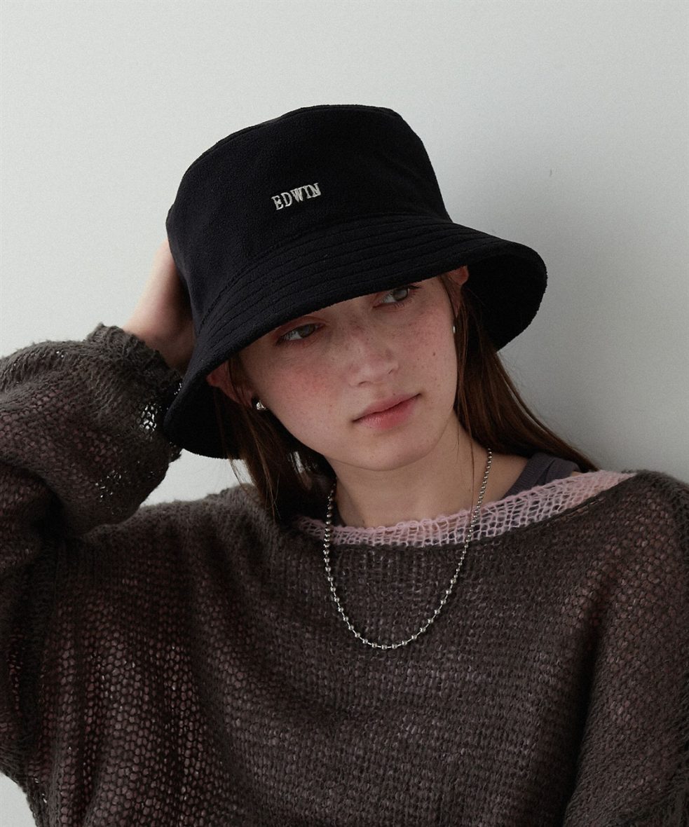 EDWIN Corduroy Embroidered Bucket Hat size 58cm5