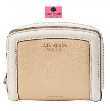 Kate Spade Knott Colorblocked Small Compact Wallet K7823 ktmart 00